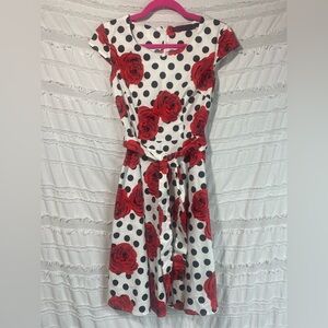 Dress Tells A-line 1950's style dress